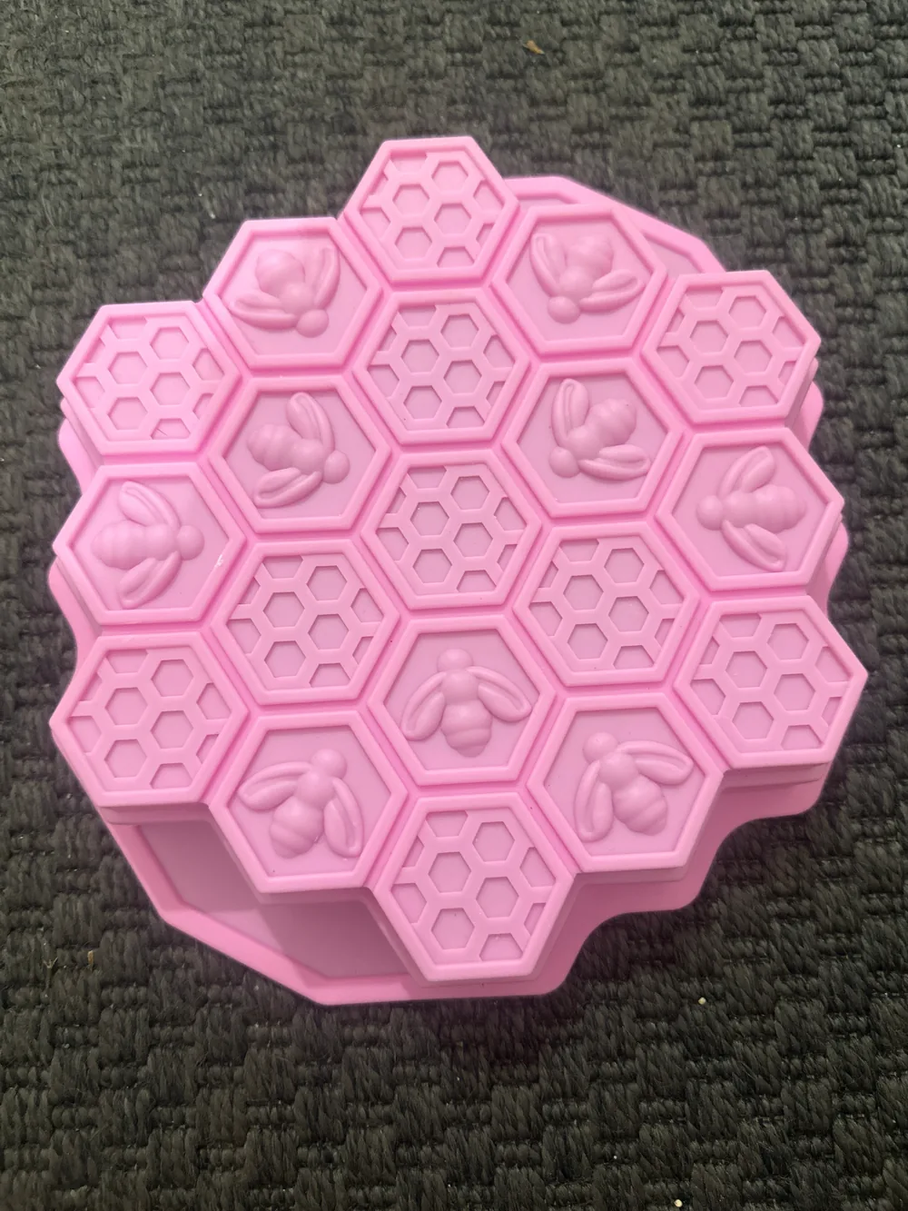 Molde de silicona de panal de abeja